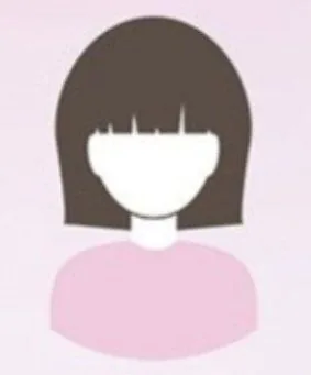 층이 없는 단발머리